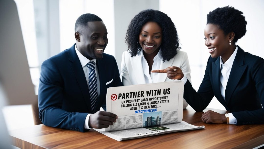 📣 Abuja Estate Agents: Want to sell UK property &amp; earn £ commissions? 🇬🇧

✅ Co-sell London homes (Lombard Square)
✅ Free training + marketing materials
✅ Meet UK developers at Abuja Housing Fair (July)

DM “AGENT” to partner or RSVP! 🏡 #UKProperty #NigeriaEstateAgents