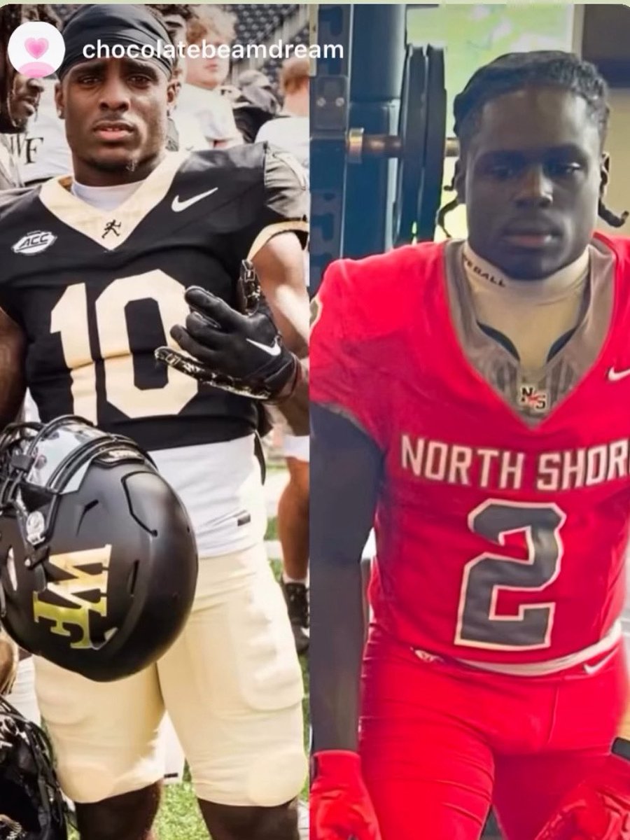 It was a good feeling seeing both of my son’s ball out Aug.29, Wake Forest for the win, Northshore came up short. What my son’s did on the field, God knows I’m one happy mother. <a href="/TheChrisBarnes1/">Christopher Barnes</a> <a href="/TheDorianBarnes/">Dorian Barnes</a>  your mother love y’all so much. ❤️🖤🤍🖤💛🤍