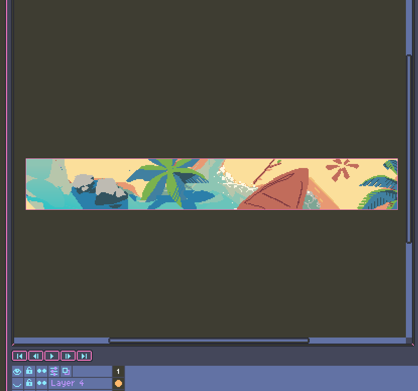 extraA_game's tweet photo. 개인홈페이지 헤더로 쓸 도트그림 그리는 중~ https://t.co/OjkOPVYnhY