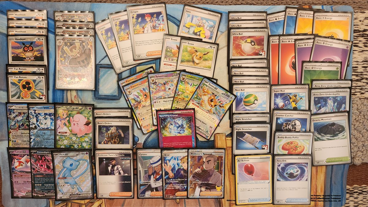 Top 4 yesterday with sub-optimal (but my favourite) Eevee Box. Been playing this since rotation and while it threads a tight line, this deck has answers for everything you're likely to play against. Don't even think it's bad into the first Megas format, but we'll see...