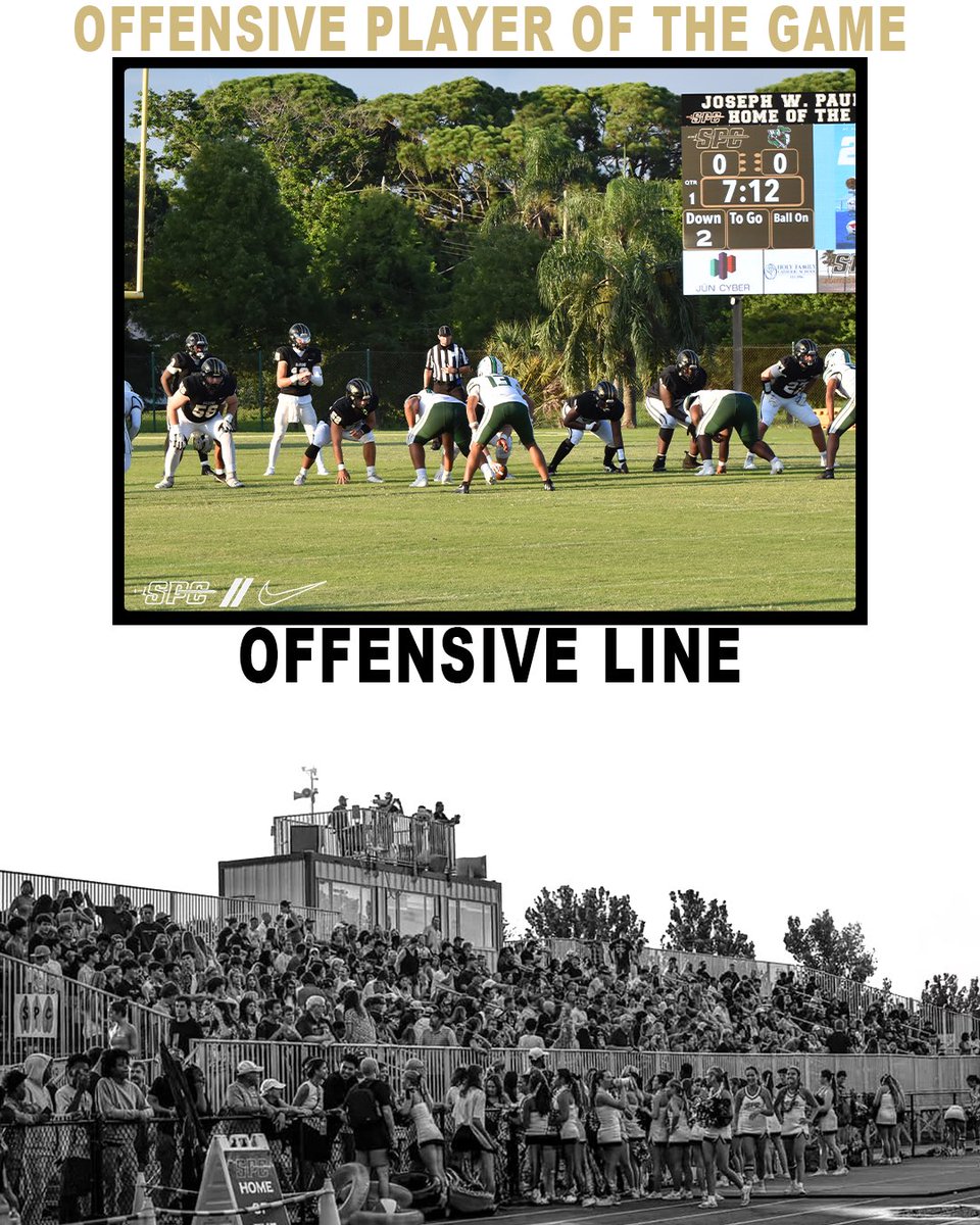 SPCBaronsFB's tweet image. Week 2 PLAYER OF THE GAMES! 🔥 They are Built for the big moments! 🔥 @spcbarons #football #highschoolfootball #goldstandard