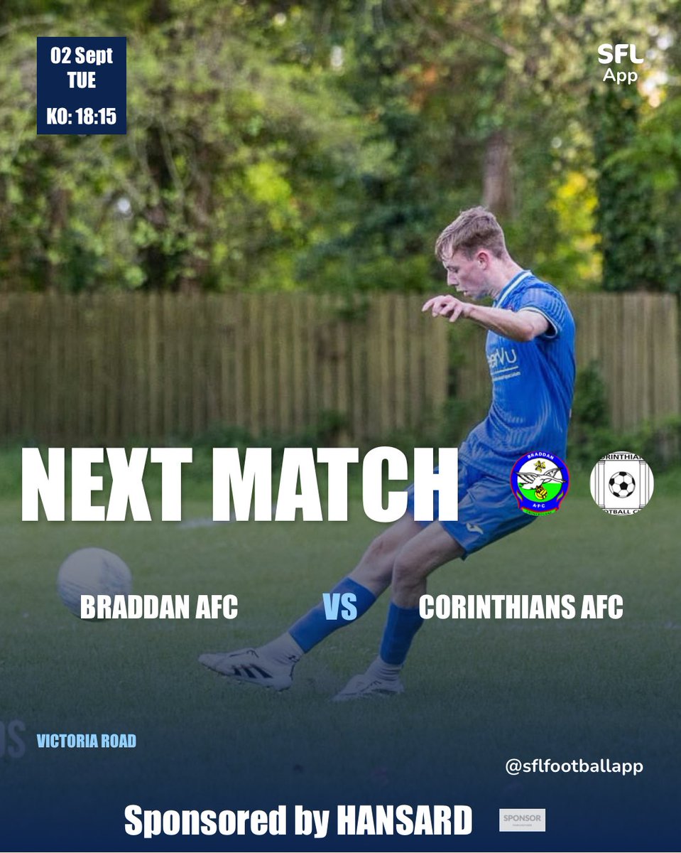 The Swans quickly turn their attention to <a href="/CorinthiansIOM/">Corinthians FC 🇮🇲</a>. The first team are at home Tuesday evening with the combi away at Ballafletcher on Wednesday evening. Both games kick off at 6:15pm

#UTS 🦢