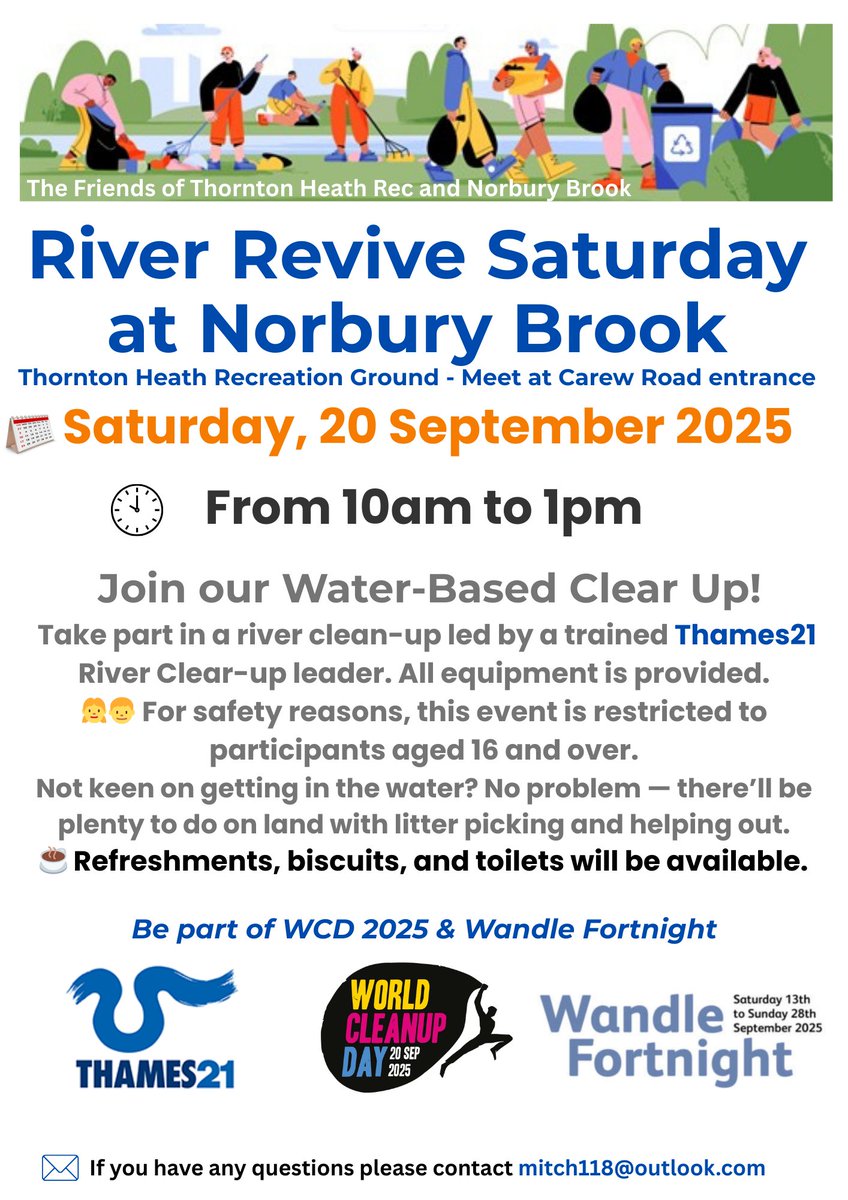 Sharing the love with the often overlooked but mighty Wandle tributary that is Norbury Brook 

#WandleFortnight