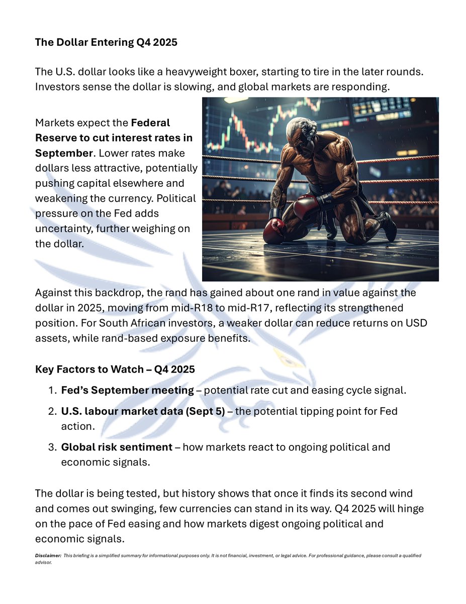 The dollar looks vulnerable—but it’s famously resilient 💪🌍. When it turns, it moves fast. Don’t look away! #USD 💵 #ZAR 🪙