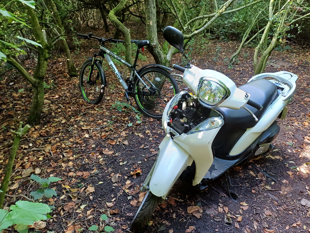 Low Hill Neighbourhood team have been out patrolling our patch this week and have arrested a male for Burglary of a church, issued numerous parking fines on Willow avenue and the cycling Sgt found a stolen moped in the woods on the Scotlands. #SeeUsSayHello 😃👮‍♂️👮‍♀️