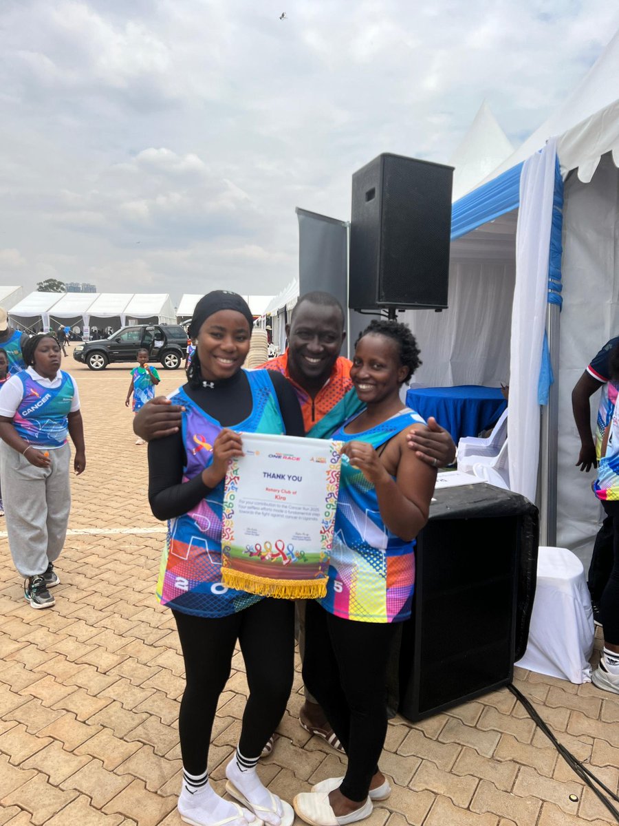 At the #CancerRunUg25 🏃‍♂️💙
We are proud to have been part of the 14th Edition. 

We are so glad that our contribution was recognised towards this noble cause of building the Rotary Cancer Centre. Together, we make a lasting impact!

#ManyCancersOneRun