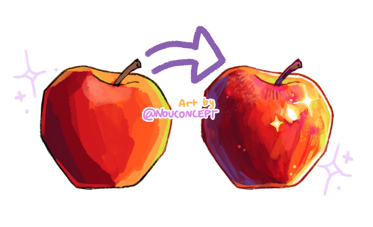 before and after render 🍎✨
