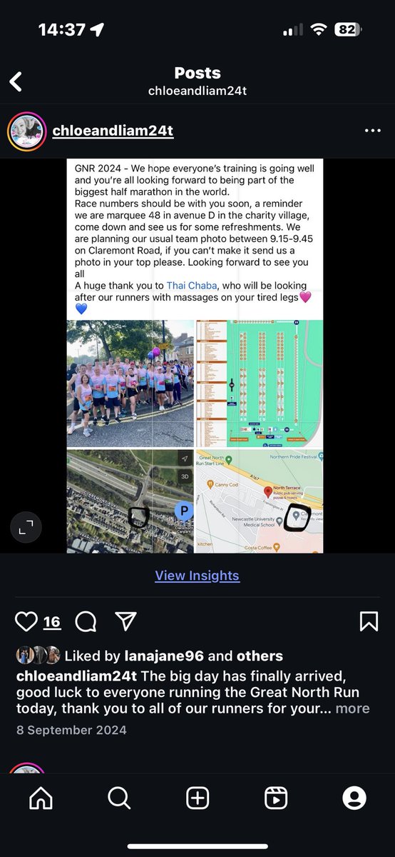 Thank you <a href="/LeeJarraHackle/">Lee Hughes</a>  for your generosity and support 🩷💙

a week today I will be taking on the Great North Run in memory of my beautiful daughter Chloe and her handsome boyfriend Liam
If anyone can spare some pennies it will be greatly appreciated 
ajbellgreatnorthrun2025.enthuse.com/pf/mark-ruther…