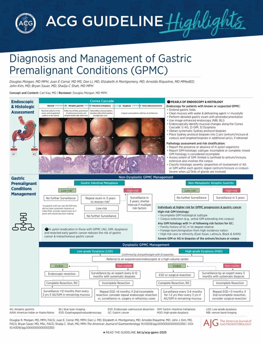 EndoCollab⢠| GI Endoscopy Community (@endocollabcom) on Twitter photo Guidelines for Diagnosis & Management of Gastric Premalignant Conditions (GPMC) Guidelines for Diagnosis & Management of Gastric Premalignant Conditions (GPMC)