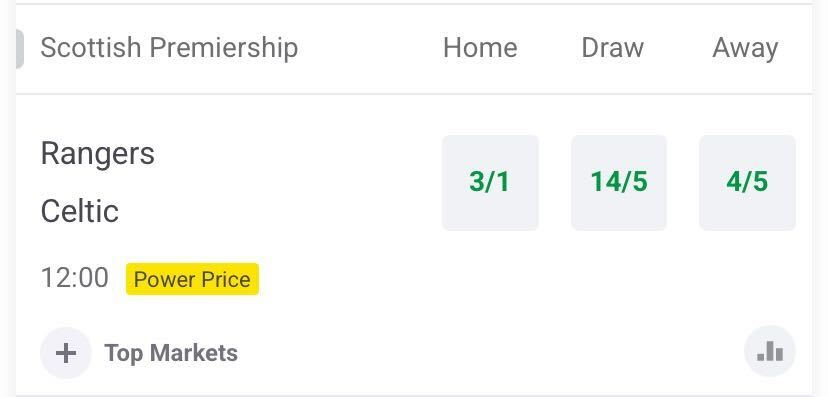 Rangers host neighbours Celtic at 12pm 👇

Full markets 👉 bit.ly/47vl1fd      

 18+ GambleAware