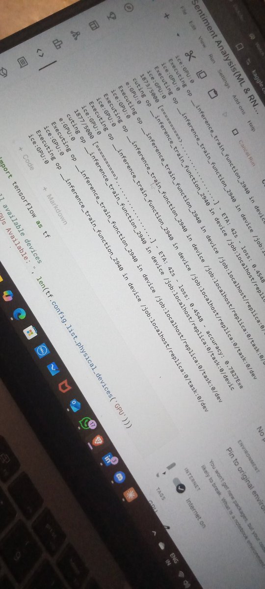 Rnn is getting trained..