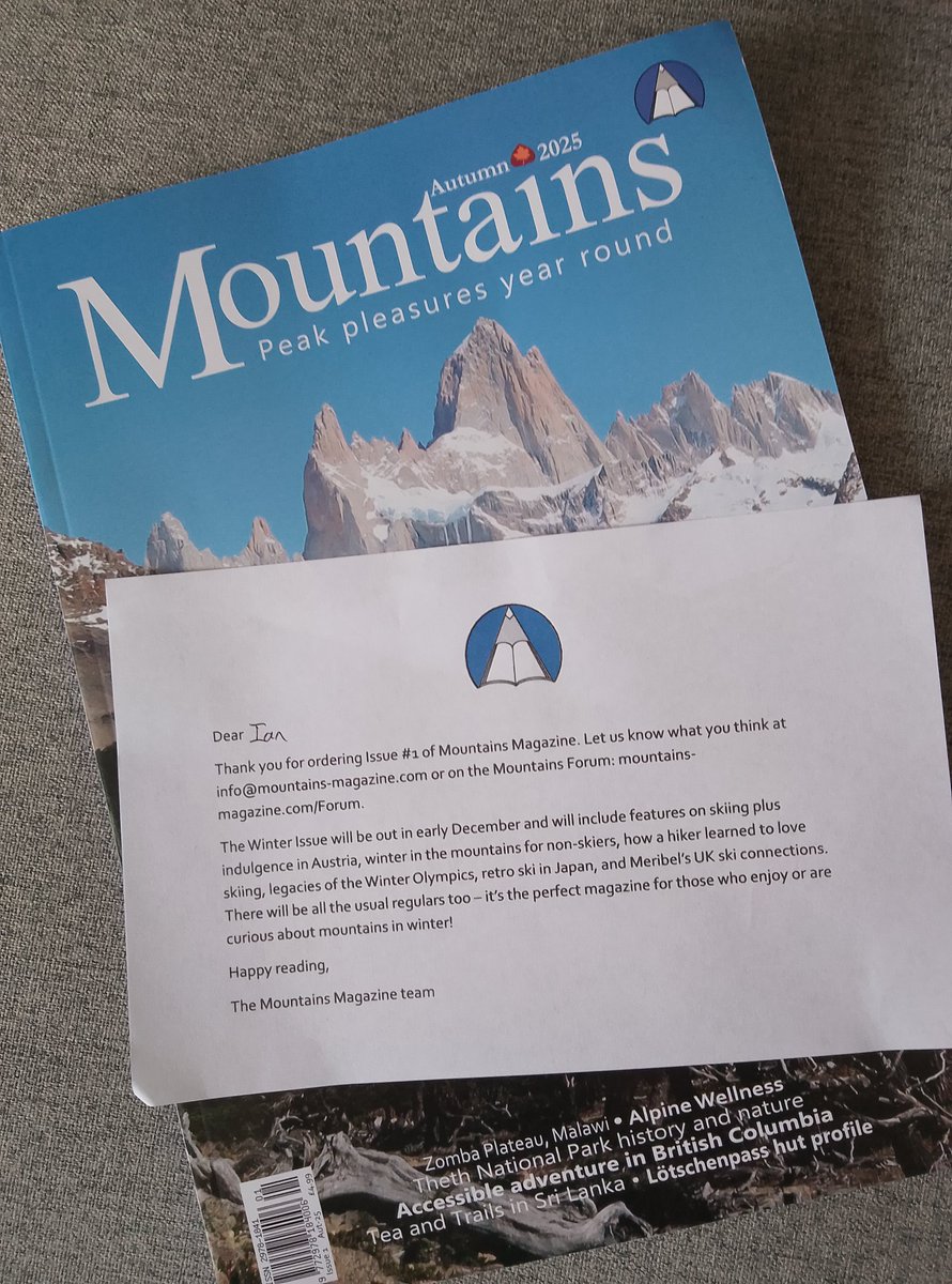 Ian M Packham (@ianmpackham) on Twitter photo Too good to be this cheap, the first ever edition of Mountains magazine is out in the wild. I'm only on page 3 (not that one) and already learnt something! <a href="/TravWriters/">BGTW: British Guild of Travel Writers</a> Too good to be this cheap, the first ever edition of Mountains magazine is out in the wild. I'm only on page 3 (not that one) and already learnt something! <a href="/TravWriters/">BGTW: British Guild of Travel Writers</a>