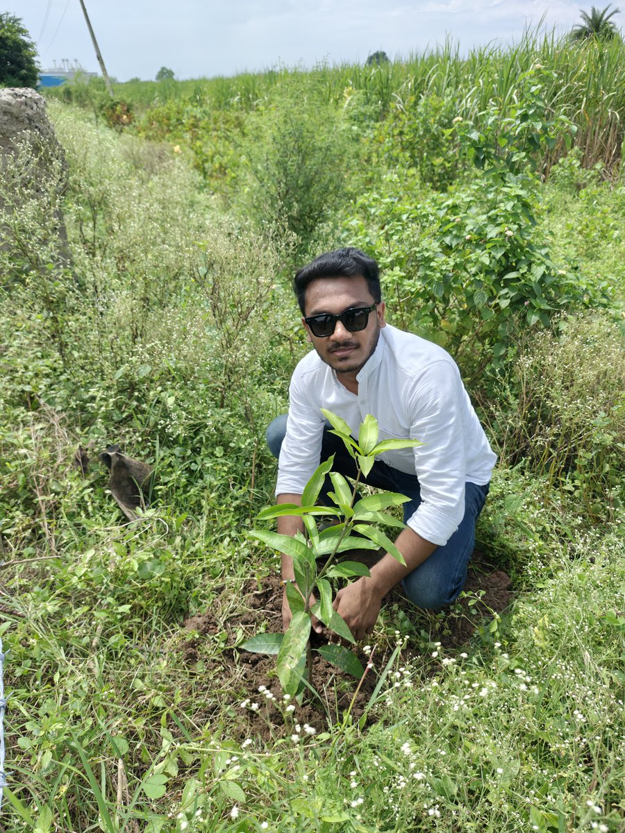 Humanityorg1's tweet photo. #Prakriti
#सार्थकजन्मदिवसउत्सव
#HumanityOrganization
#Kareli
साँसे थम रही है आइये पौधरोपण करे हम👐
#Prakriti पहल के माध्यम से करेली मे आज बिटिया "वैदेही " के जन्म के अवसर पर हमने पूर्व मे जगह चिह्नित कर 27 पौधों का रोपण किया एवं उनकी देखभाल की जबाबदारी सुनिश्चित की👐
जयहिंद🇮🇳 https://t.co/EfgN3ahrOz