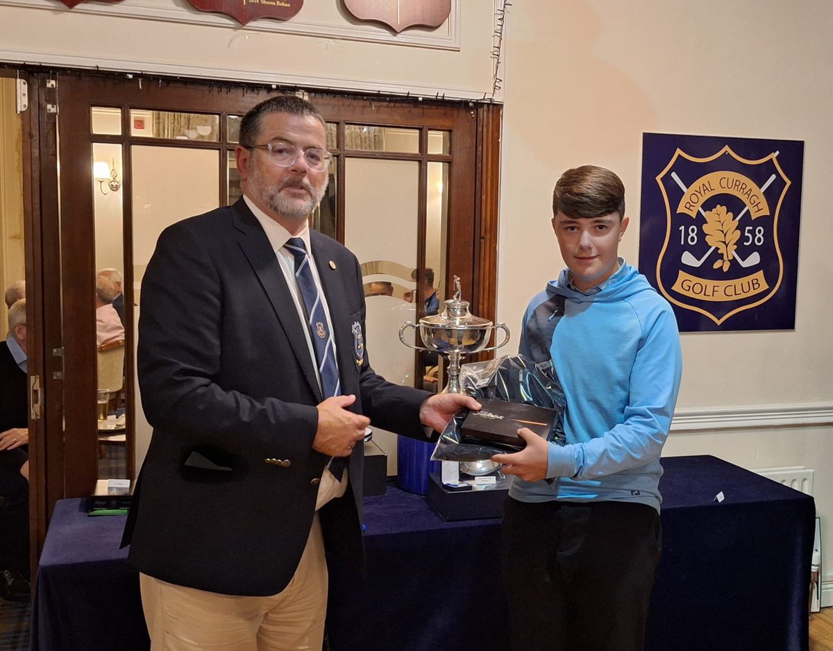 Congratulations to Sean Leahy (overall winner) and Conor Crudden (1st Gross and Frank Hyland Cup (leading Junior/Youth)) in Ger Barry’s Captains prize 2025.