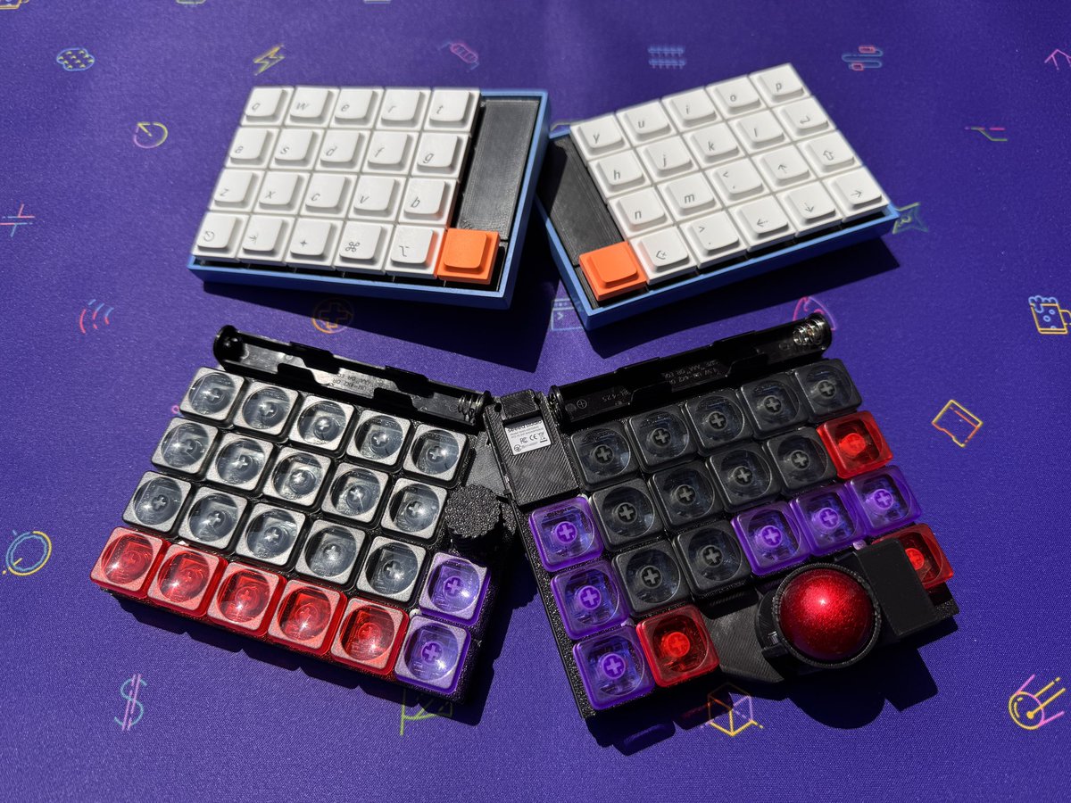 Title:オーソリニア好きでしょう？
Keyboard:cool642とcool642tb
Keyswitch:Deep Sea silent mini islet
Keycap:LAK(40’s kit&amp;color)とLCK(Transparent color) keycaps
#KEEB_PD #KEEB_PD_R265  #俺キー #自作キーボード #mechanicalkeyboard #cool642 #cool642tb