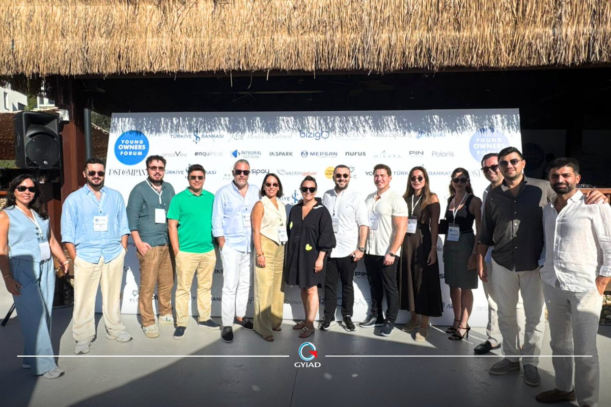 Bodrum’da düzenlenen Young Owners Forum 2025 kapsamında gerçekleşen GYİAD özel panelinde bir araya geldik.

“İş Dünyasında Yeni Gelişmeler, Geleceği Okumak” başlıklı oturumda; Yönetim Kurulu Başkanımız Başak Öğütken Çetinkaya, Yönetim Kurulu Başkan Yardımcımız Mustafa Kemal