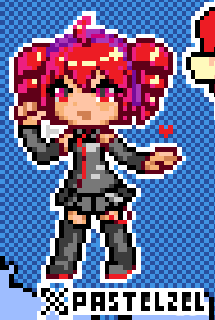 felzy70's tweet photo. @PastelZel I drawed her on the wplace :p thanks for nice and cute pixelart :3 https://t.co/RLicb4SNjw
