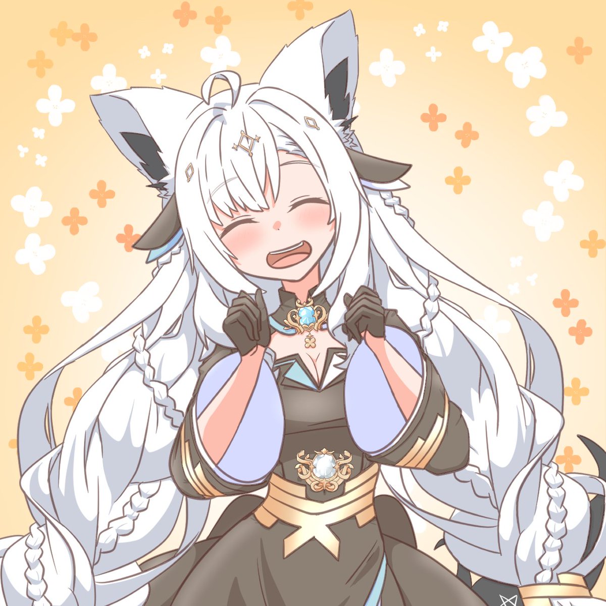 #絵フブキ
8月最後は昨日の最強に可愛かったホロウィッチフブちゃん☺️
ガチで天使すぎた…😇🙏