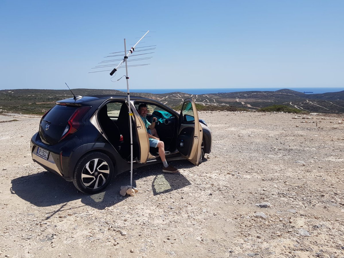 SP3RNZ's tweet image. SV5/DJ5MN/p Bernie just worked on recent RS-44🛰 145970⬆... New DXCC on LEO SAT 🥃