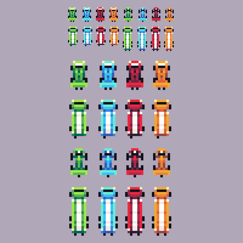 noisechip's tweet image. Traffic vehicles for a Top Down Racer 😄
#pixelart #gameart #indiedev #gamedev