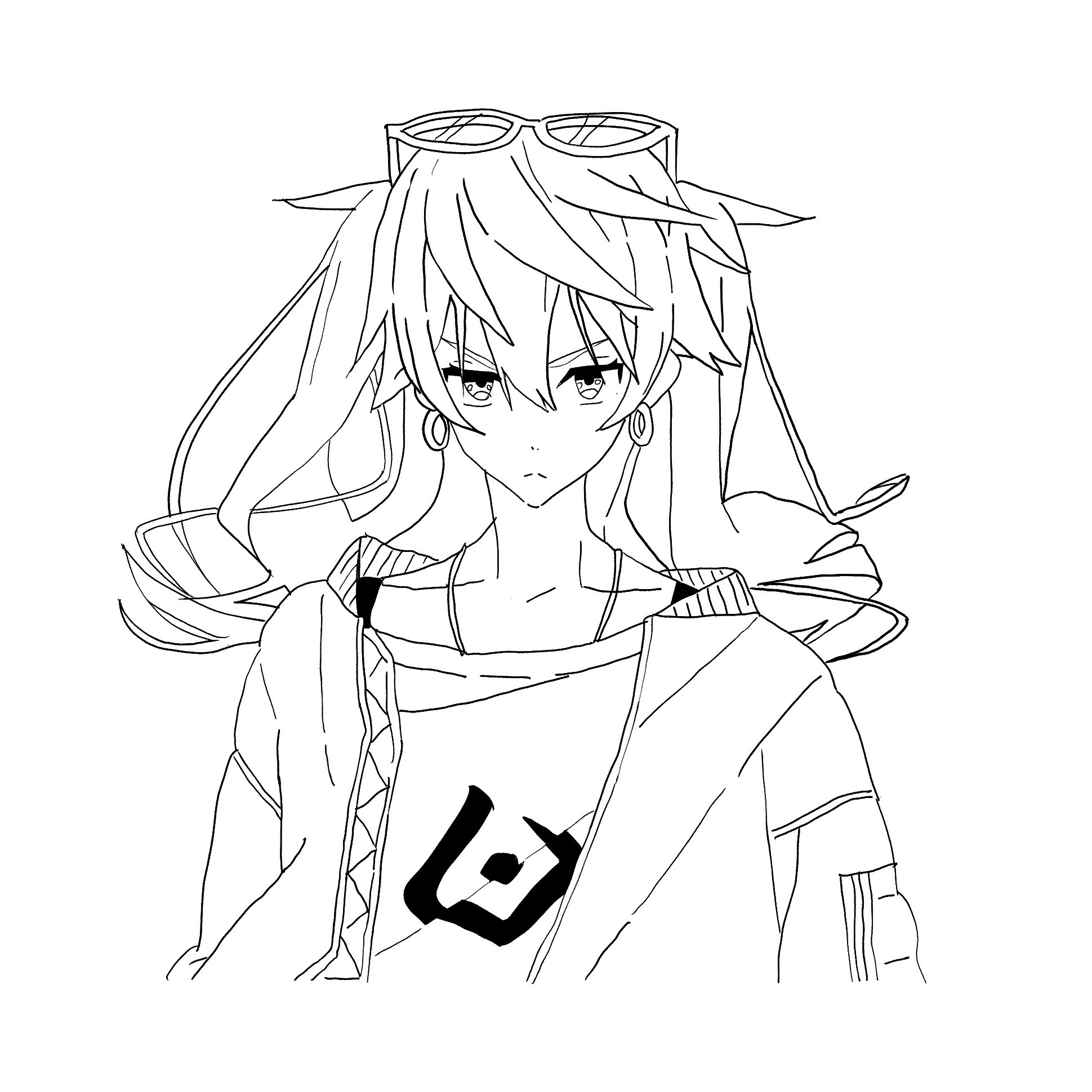 僕が最初に描いた絵 今年初のスケボーイラスト🛹