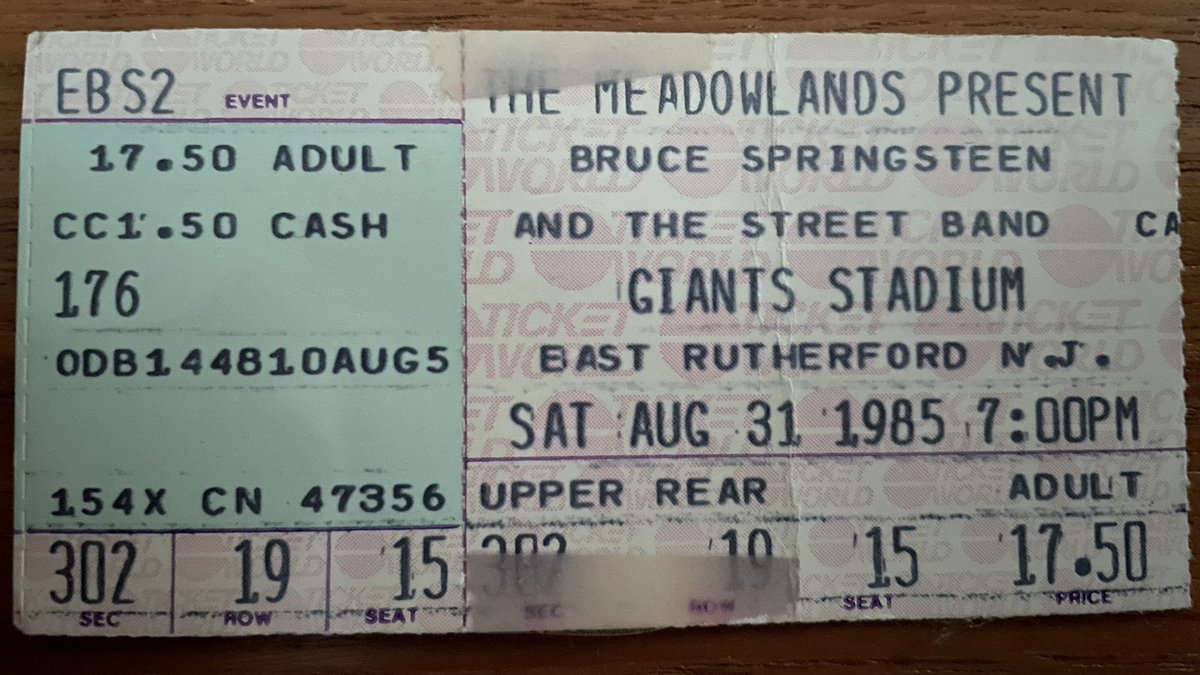 40 years of countless memories (and ticket stubs!). Truly the best of times alongside “my people”…