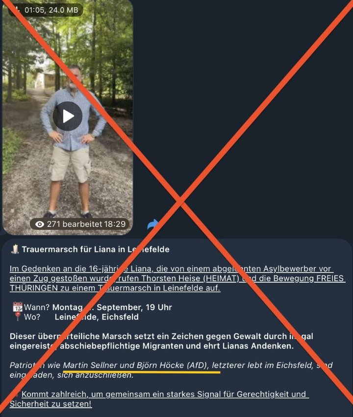 BRAUNE KAMERADEN‼️
Thorsten Heise &amp; Kamerad 
Björn #Höcke instrumentalisieren zeitgleich den Tod eines Mädchens.
Heise lädt #Höcke (+Sellner) zu einem "Trauermarsch" am 01.09. in Höckes Wohnort Eichsfeld ein.
Kommt Höcke ???
Wären gute Bilder für den VS!
#The_AfD #Verhältnisse
