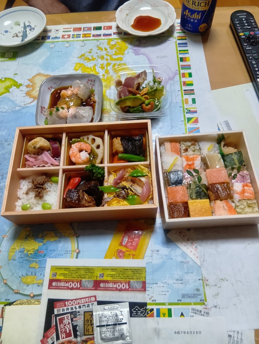 今日のご飯。デパート飯