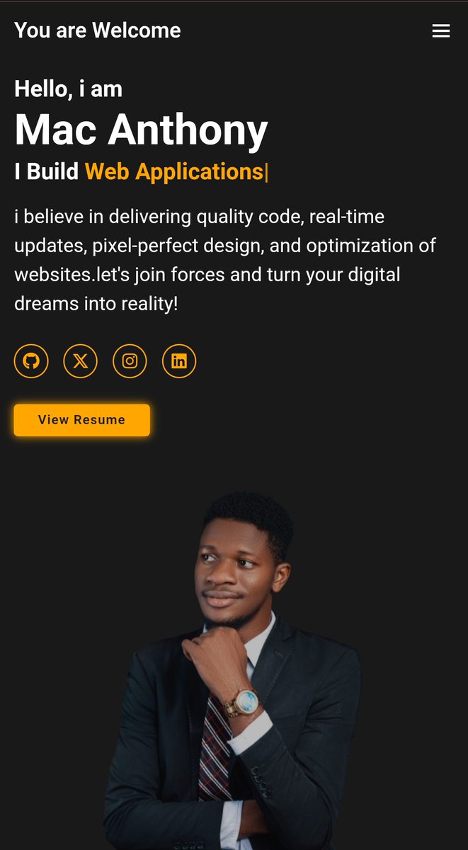 AnthonyNonso6's tweet image. Updated My portfolio. Check it out 👇 
macanthony.vercel.app

@phantom__is @buildwithdudu @odette_dekou #buildwithdudu #TeamPhantom #creativitychallenge