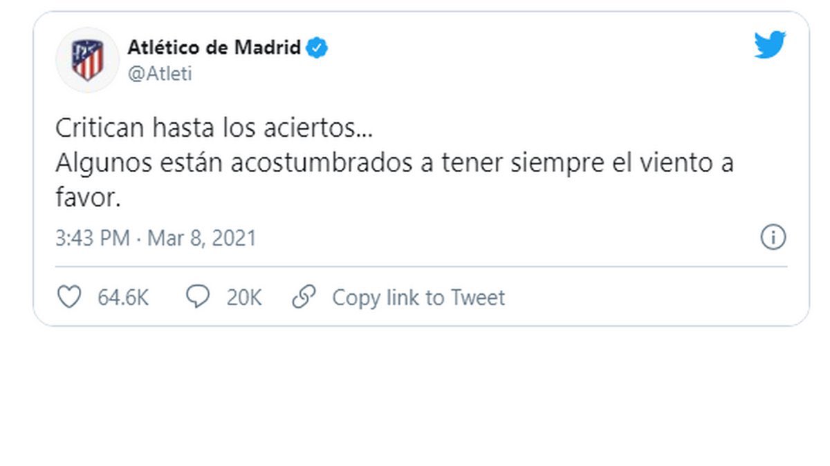 Jamás una frase fue tan real.