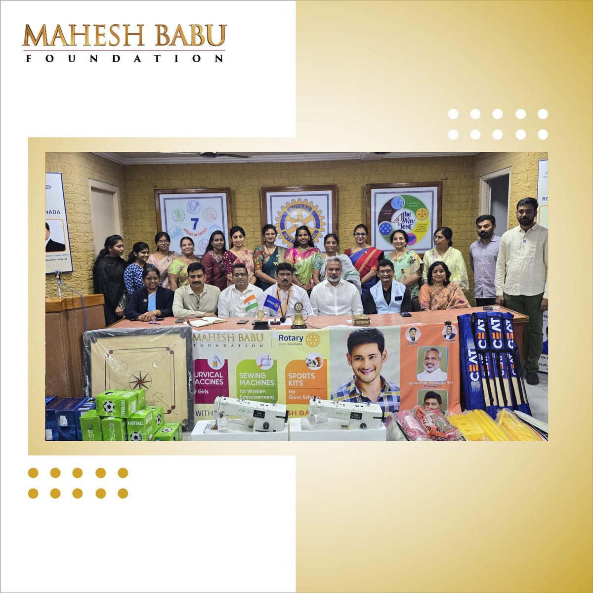 On National Sports Day and celebrating Gautam Ghattamaneni’s birthday, we distributed sports equipment worth ₹16lakhs to govt. schools across AP.
Sports inspire dreams, discipline &amp; teamwork. 🏑⚽🏏🏸
#NationalSportsDay #GautamGhattamaneni #HBDGautamGhattamaneni #SportsForAll