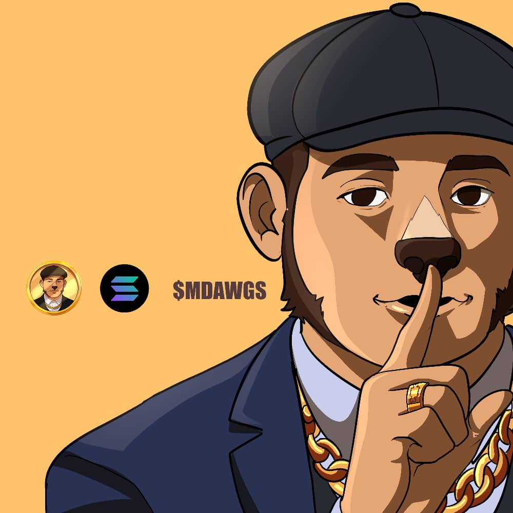 Are you bullish on this ticker $MDAWGS?

Remember it is built on Solana
<a href="/Meta_Dawgs/">Meta Dawgs 🐶</a>
