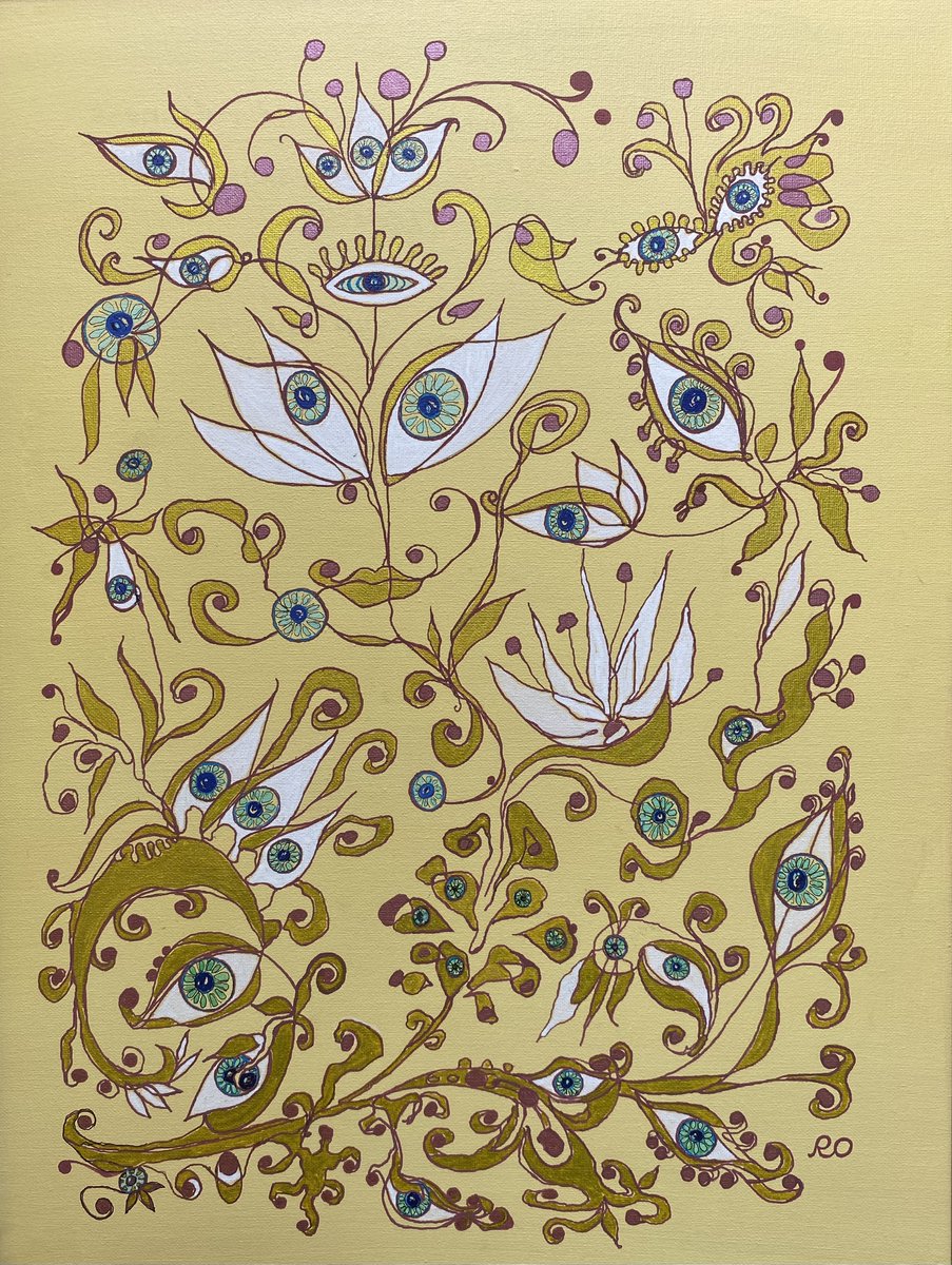 RO_Art_US's tweet photo. Original painting
"Amulet of Kind Patroness"
Size: Height 24 x Width 18, Depth 0.6, Inches.
Materials: Acrylic on Canvas.
Subject: Amulet.
Style: Abstract, Decorative.
#painting #ROArtUS #RO_ART_US #art #acrylic #canvas #abstract #artist #paintings #gift #present #handpainting #artwork #artworkoncanvas #originalart #artists #acrylicpainting #ArtCollectibles #artlovers #wallart #housewarming #homedecor #yellow #flower @ro_art_us #eye #amulet