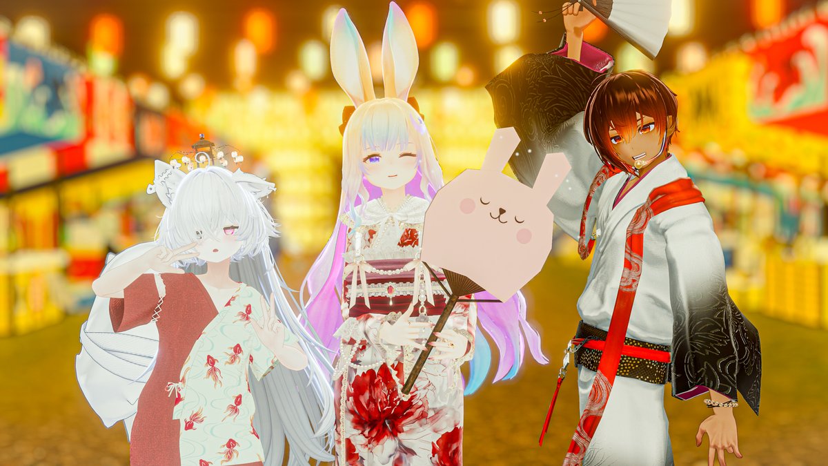 まもなくOPEN！！
みんなグループには入ったかな？
今日もAMOKA with Endeで最強の熱い8月最後の日にしていきます🐇🔥🐇🔥🐺
#AMOKA #バーチャル河川敷夏祭り