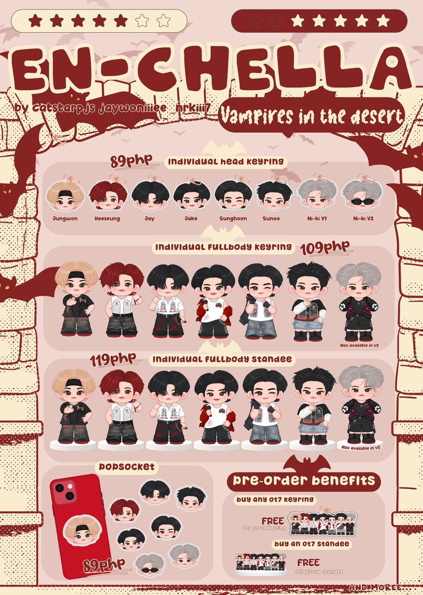 𝙀𝙉-𝘾𝙃𝙀𝙇𝙇𝘼 𝙆𝙀𝙔𝙍𝙄𝙉𝙂 𝘼𝙉𝘿 𝙎𝙏𝘼𝙉𝘿𝙀𝙀 ☀️🌴 

🛒  𝘿𝙊𝙊: 09/19
🗓️ 𝘿𝙊𝙋: 09/19 (50%)
𝙍𝘽: 10/09 (50%)

𝙒𝙒 𝙂𝙊/𝙎𝘿𝙈: 𝘿𝙈

➡️ cognitoforms.com/Alii1/ENCHELLA…

⋆⁺₊⋆ like and rt: 2 winners of keyring ⋆⁺₊⋆