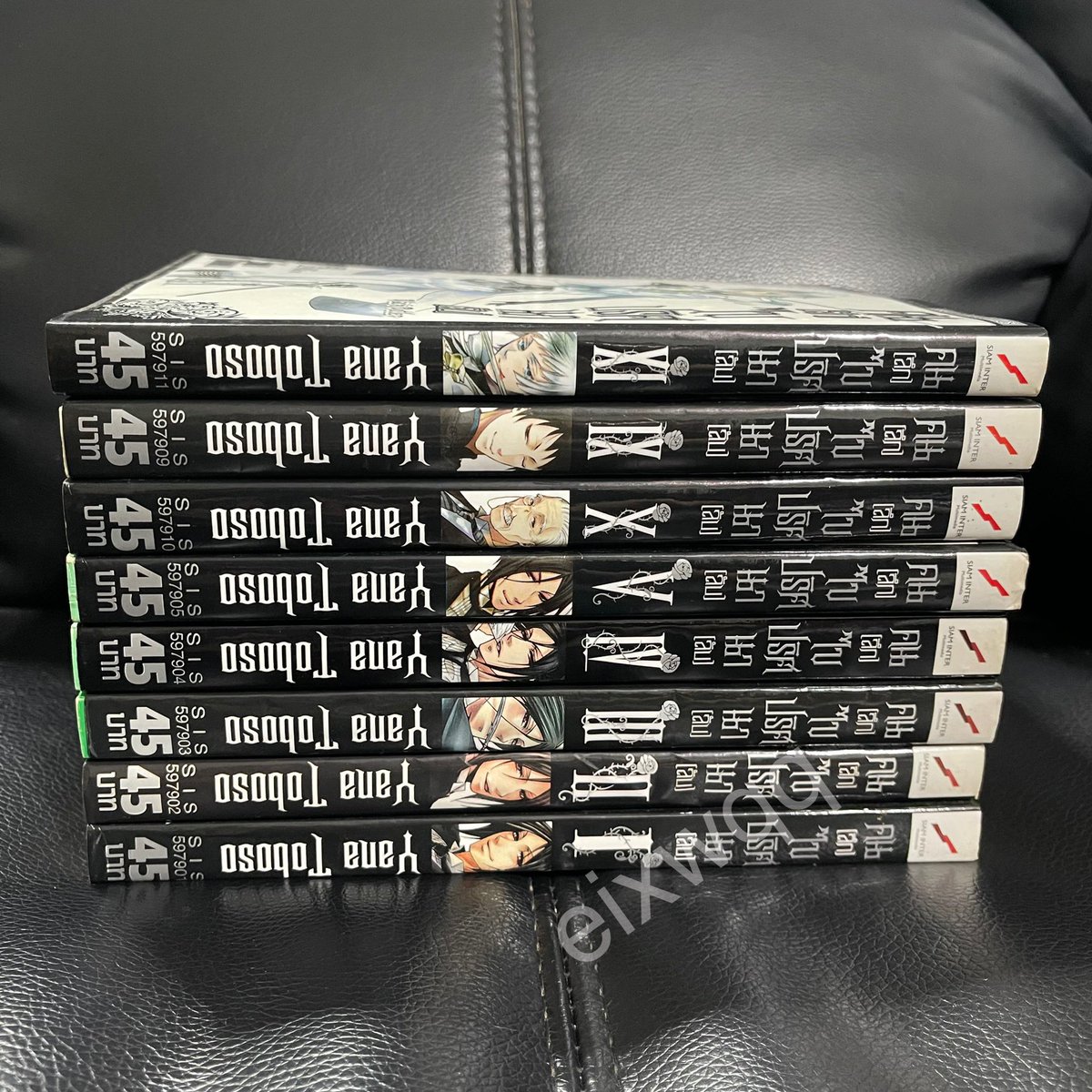 eixwqq's tweet image. ✨🌹 Black Butler 250 บาท รวมส่ง (8 เล่ม)
DM สอบถามเพิ่มเติมได้ค่า 
#หนังสือมือสอง  #ส่งต่อหนังสือการ์ตูน  #หนังสือการ์ตูน #Blackbutler #หนังสือมือ2