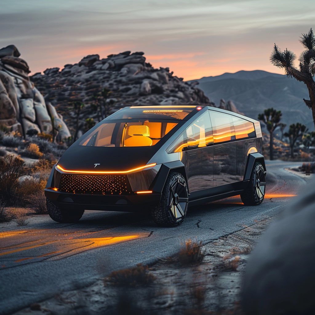 The new Tesla Cybervan!