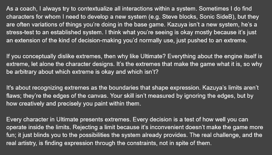 If I don't nuance my take for every possible explanation it will be interpreted as the worst one. So here's a more nuanced take.