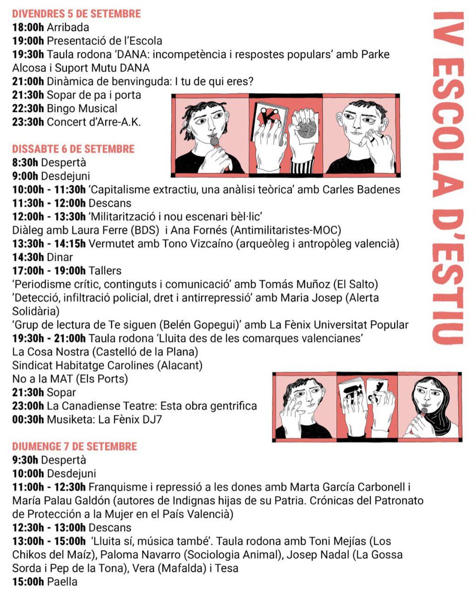 LaFenix_UP's tweet image. ÚLTIM DIA D&apos;INSCRIPCIONS a la IV Escola d&apos;Estiu La Fènix! ☀️
escolaestiulafenix.my.canva.site