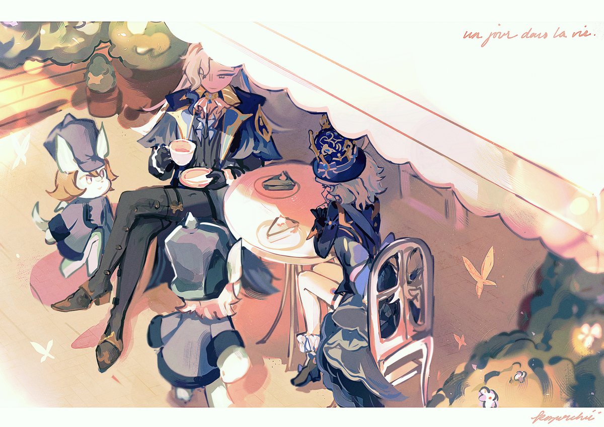 i'm late for qixi but whatever happy nvfr anniversary to me⚖️💧

#Focallette #ヌヴィフリ #neuvifuri #原神