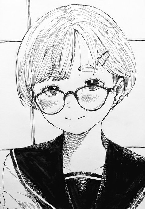 #今月描いた絵を晒そう めがねばっかじゃねえか