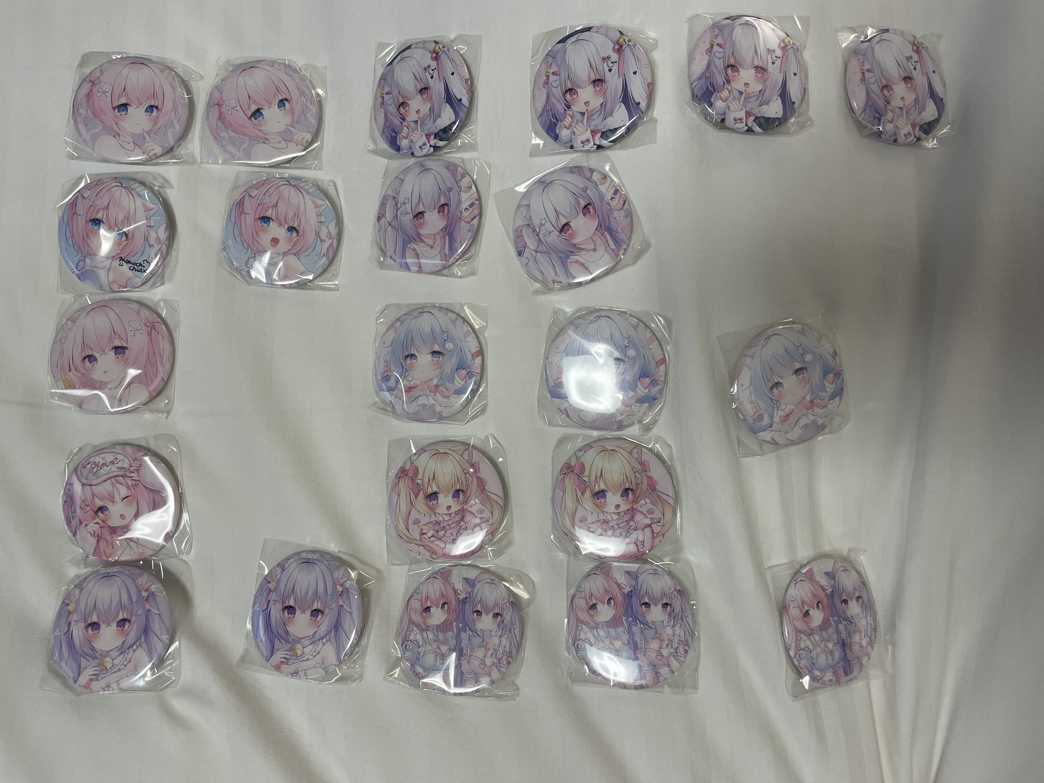 ブレンドリーム ぱん 缶バッジ全種セット 直筆サイン入り有り ぱんのみみ ブレンドリーム ぱん 缶バッジ全種セット 直筆サイン入り有り