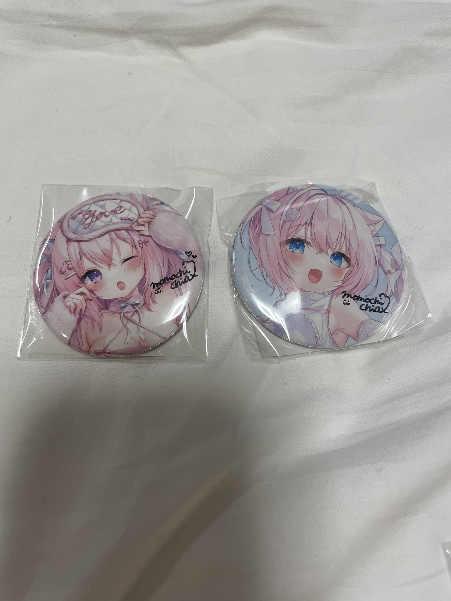 ブレンドリーム ぱん 缶バッジ全種セット 直筆サイン入り有り ぱんのみみ 缶バッジ 32mm（ウミキリン） | UMIKIRIN（海キリン）