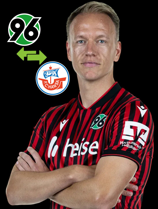 Havard #Nielsen von #H96 zu #FCH?
Gerüchte zufolge, steht ein Wechsel von H. Nielsen zum FC Hansa Rostock bevor.