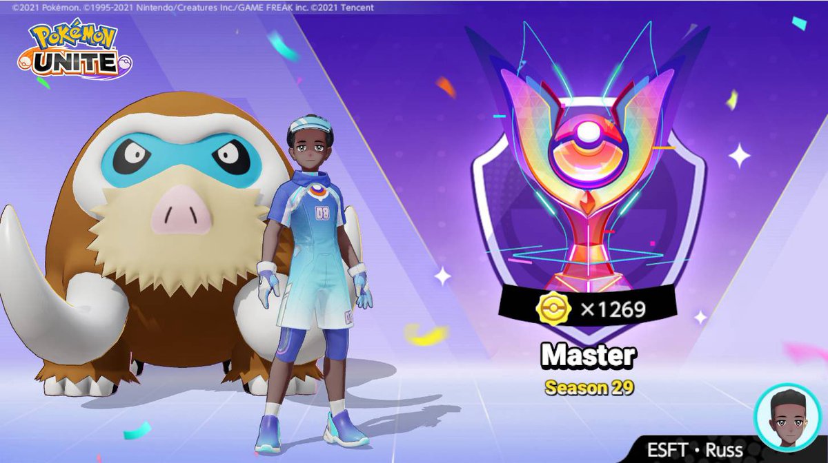 hikikomoruss's tweet photo. 💥 Thanks for the Season 29 PR, Joshua! 😃
#MasterRank #PokémonUNITE #eSports #moba #twitch #YouTube #gamer #gaming #pokemon #competitive #ranked #tournaments #SemperFidelis https://t.co/drcvglBXqF