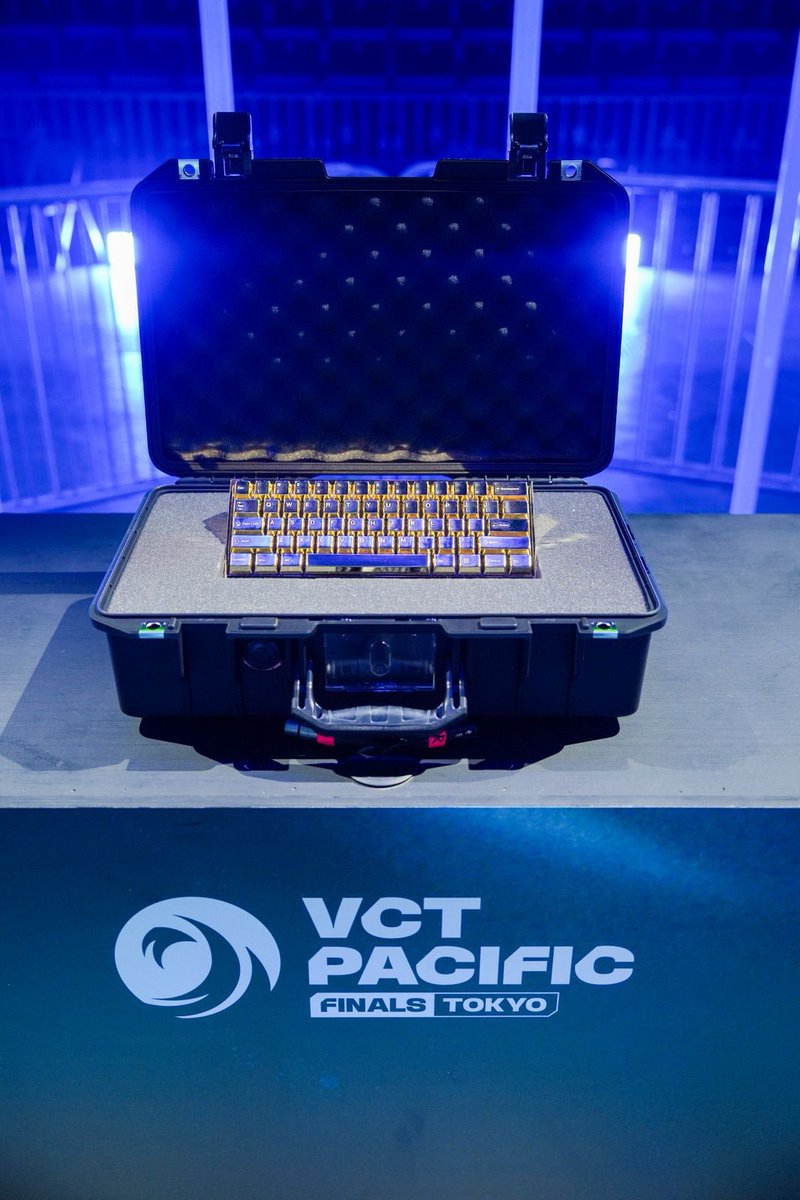 Only fitting that the MVP gets gold ✨

<a href="/smthlikeyou11/">something</a> takes home the custom 24K gold CNC keyboard at the <a href="/vctpacific/">VCT Pacific</a> Stage 2 Finals.

Congratulations on the win <a href="/pprxteam/">Paper Rex</a> 🩷