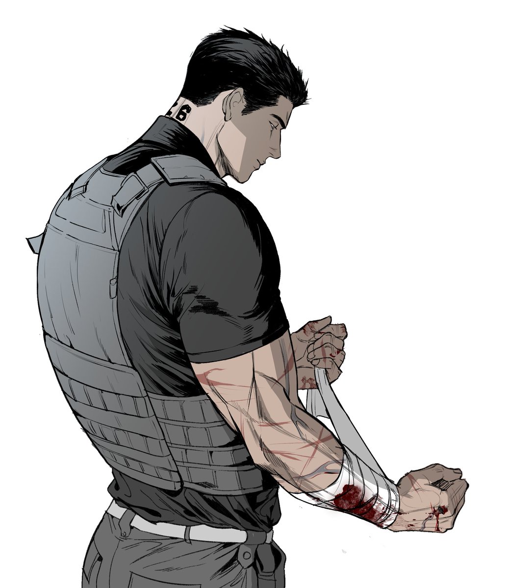 dear_cmr's tweet image. 소근소근... 차기작으로 염두중인 떡대수 캐입니닷.. 아직 정해진 것도 없고 구상도 0인 상태지만 언젠가 꼭 그려보고싶었던 .. 떡대수느와르를 구상해볼 생각이예요, 조폭보다 조폭같은 경찰의 복수 이야기일 확률이 유력..합니닷