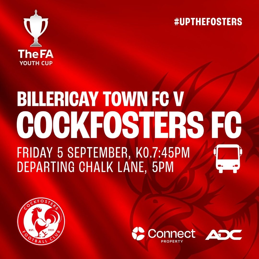 Cockfosters FC Development (@cockfostersdev) on Twitter photo FA Youth Cup. 5 Sep. 19 45 ko v <a href="/BTFC/">Billericay Town FC</a> U18. A few days to shape squad. Up The Young Cocks 🐓
<a href="/CockfostersFC/">Cockfosters FC</a> FA Youth Cup. 5 Sep. 19 45 ko v <a href="/BTFC/">Billericay Town FC</a> U18. A few days to shape squad. Up The Young Cocks 🐓
<a href="/CockfostersFC/">Cockfosters FC</a>