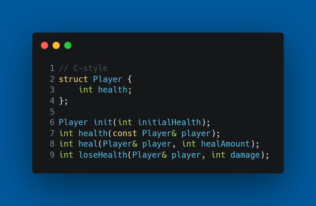 ChShersh's tweet image. Three styles of programming:
1. OOP
2. C-style
3. FP
In OOP, you pass 'this' implicitly to every method.
In C-style, you pass a modifiable reference to an object.
In FP, you return a new value.
I don't really get OOP. It feels like a lot of hassle for simple things. Suppose I…