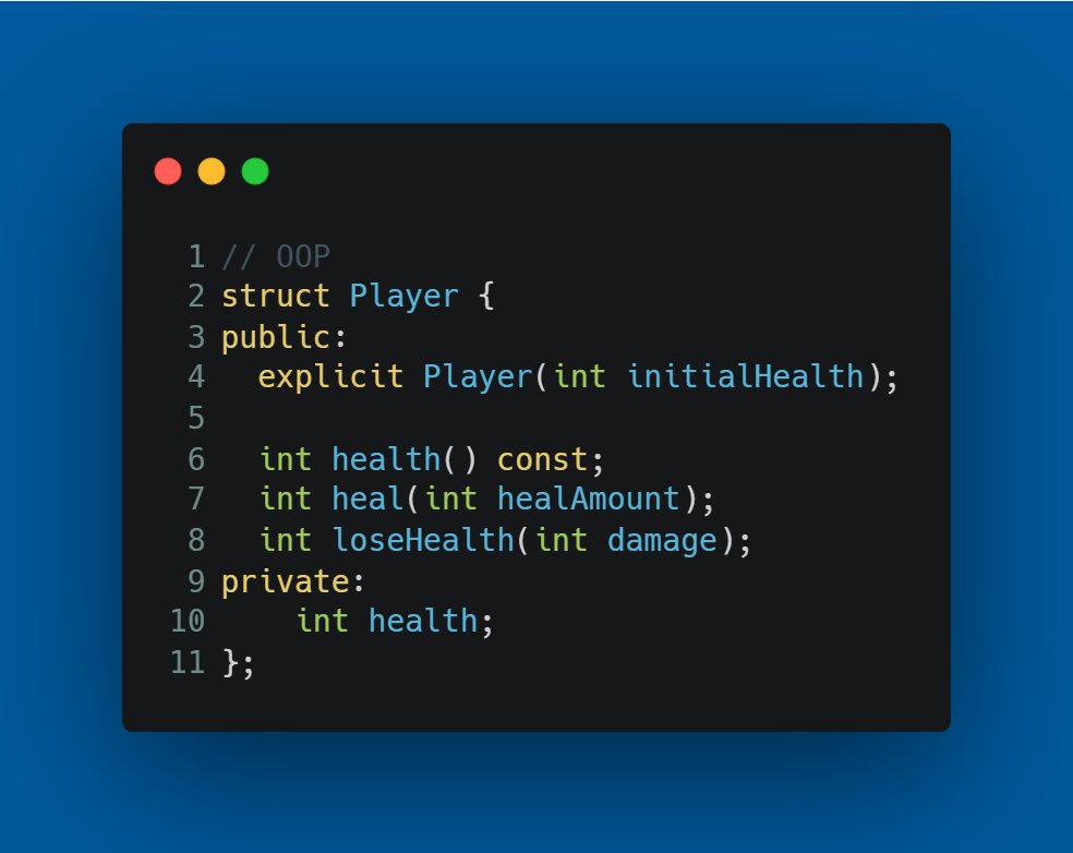 ChShersh's tweet image. Three styles of programming:
1. OOP
2. C-style
3. FP
In OOP, you pass 'this' implicitly to every method.
In C-style, you pass a modifiable reference to an object.
In FP, you return a new value.
I don't really get OOP. It feels like a lot of hassle for simple things. Suppose I…